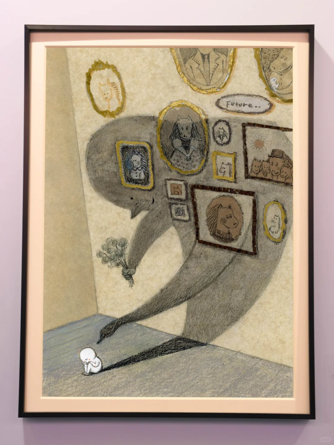 作品在BIBF插画展展出