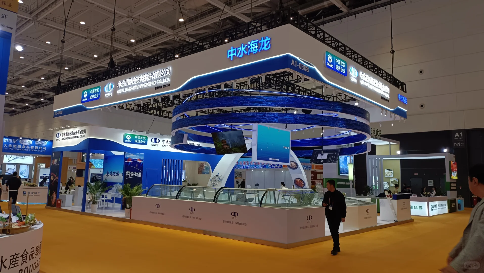 [海豚R]渔博会案例赏析-海洋风max的展台