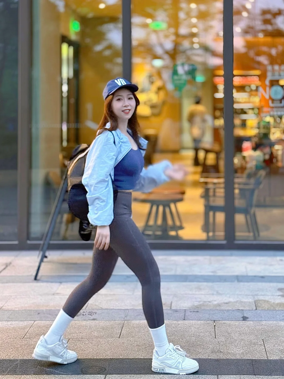 健身OOTD ｜ 今天走温柔奶油风