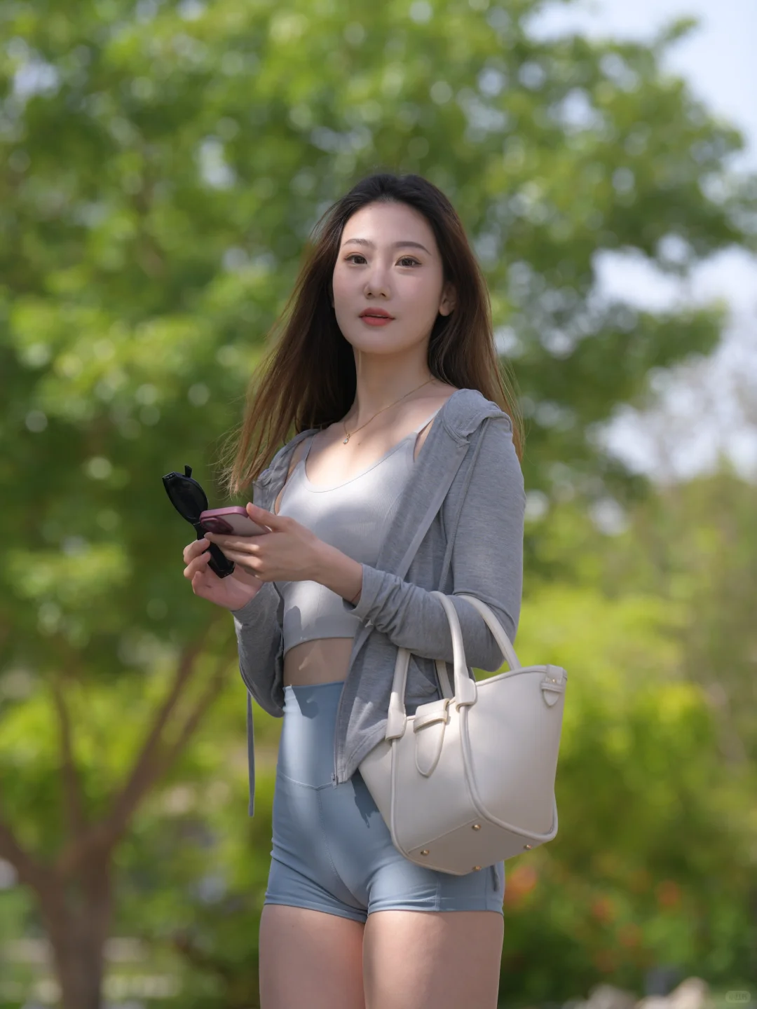 夏日必备，瑜伽服套装，真的好显身材啊！