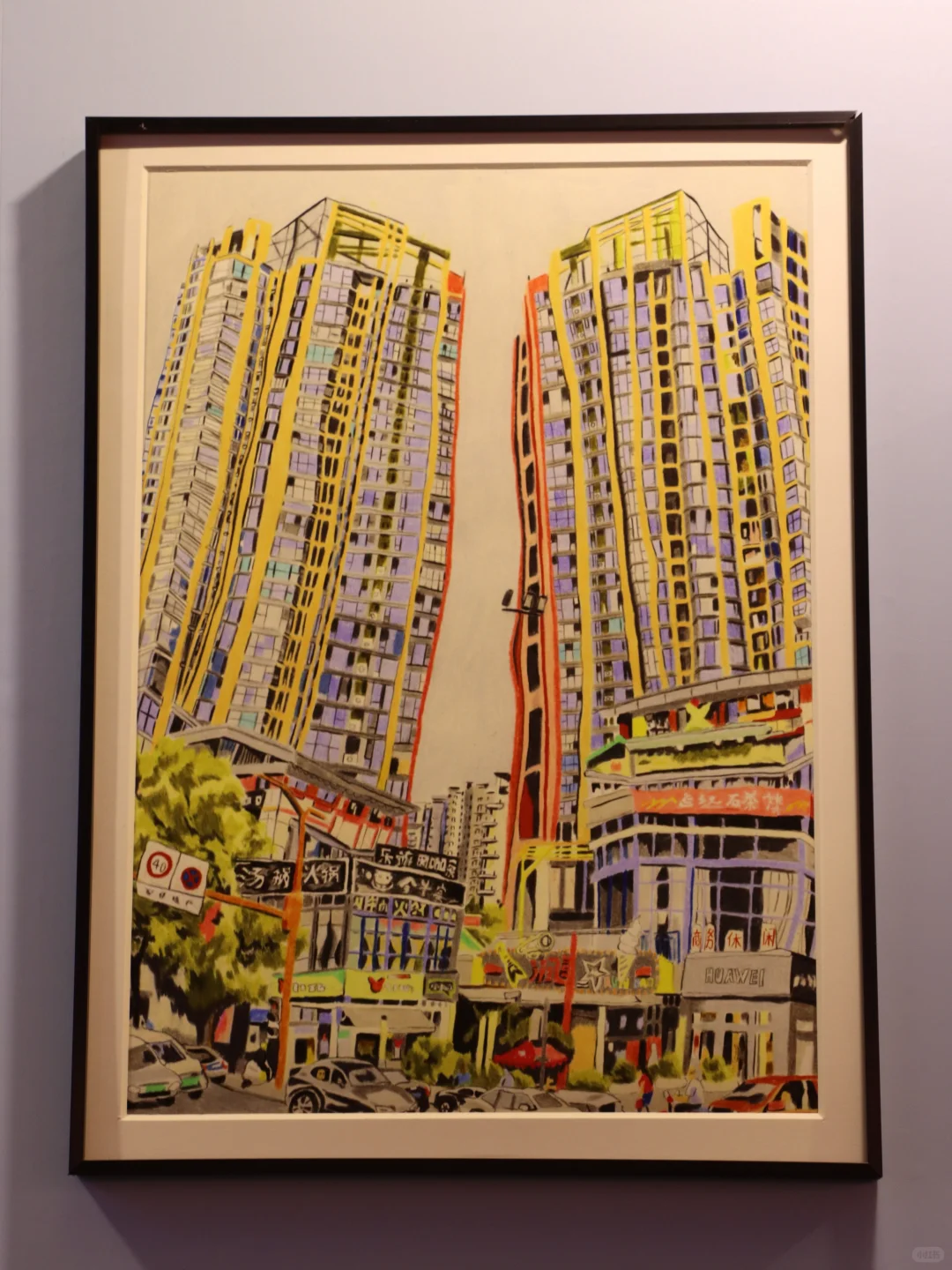 作品在BIBF插画展展出