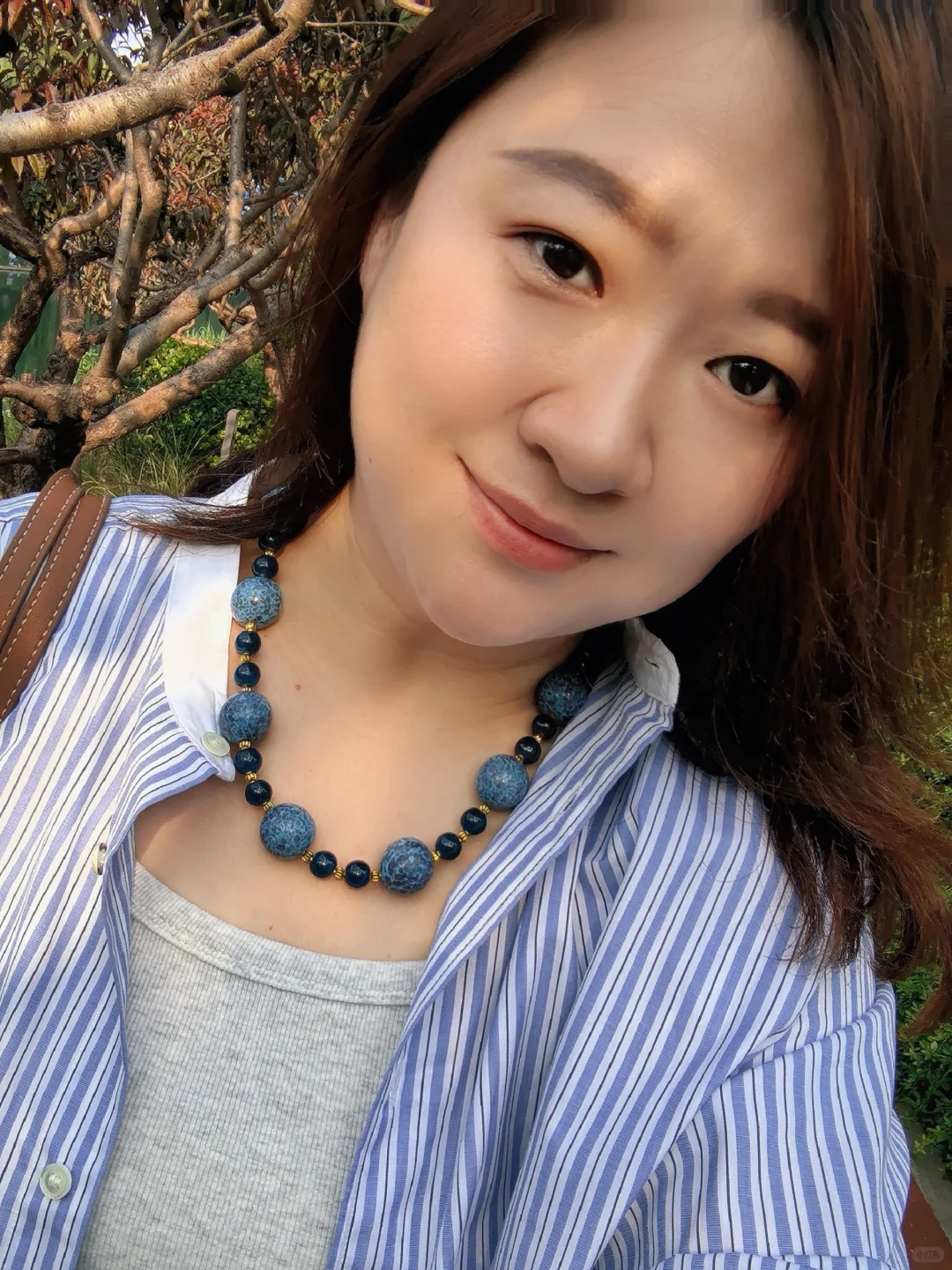 40+姐姐的周四上班路上，自拍是愉悦自己