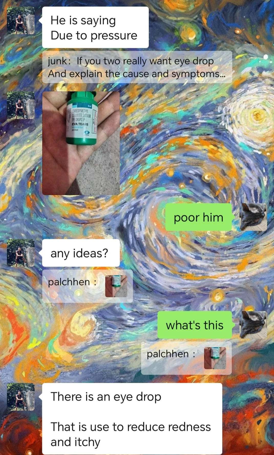 南博会尼泊尔大叔压力过大、球结膜出血