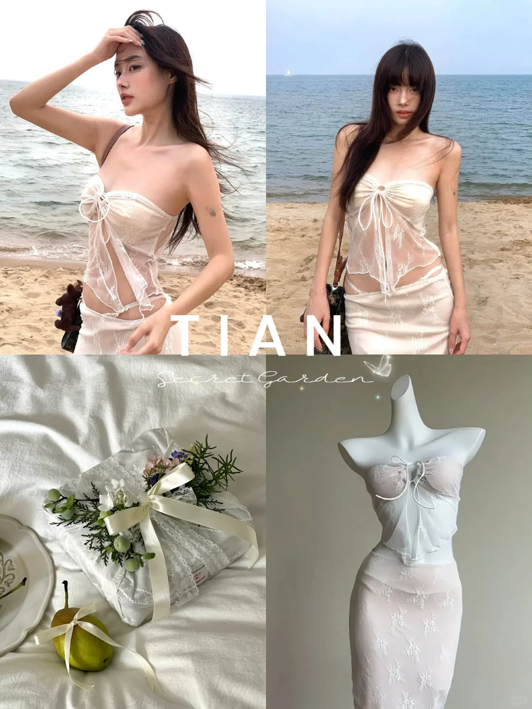 夏日泳池C位秘籍 | 绝美蕾丝泳衣