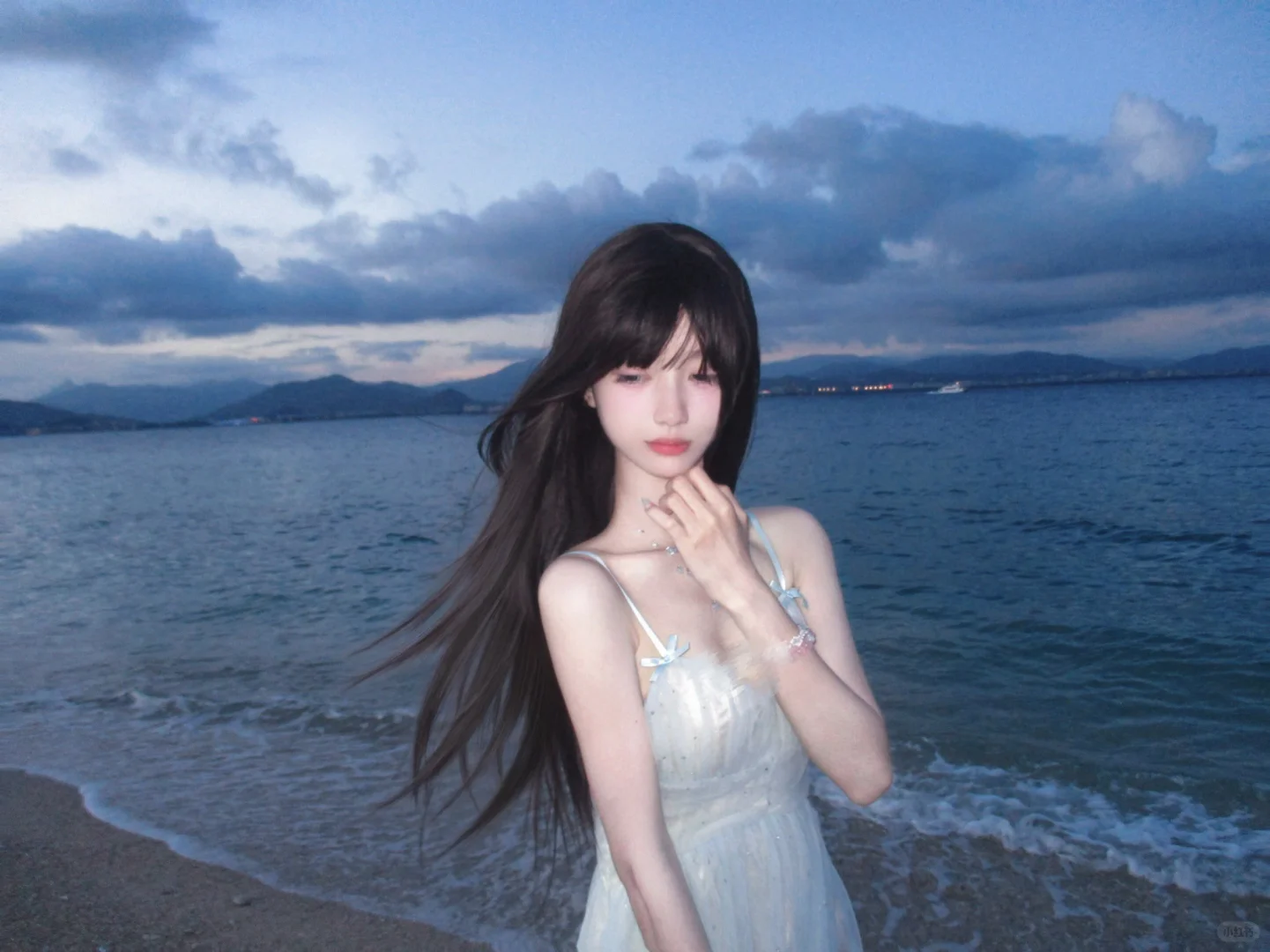 听海浪声和心跳的频率契合°??⋆??