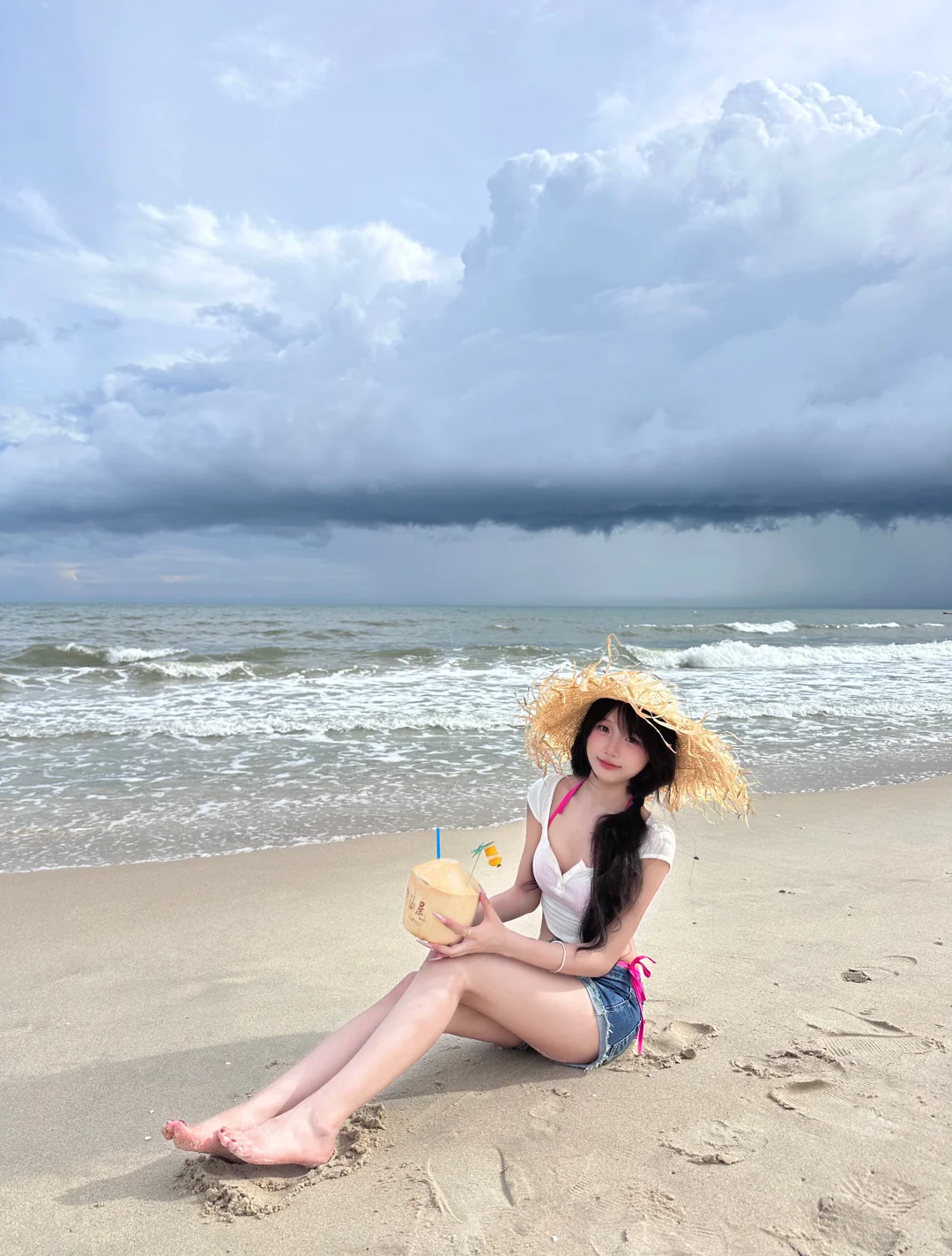 工作暂停！看海！