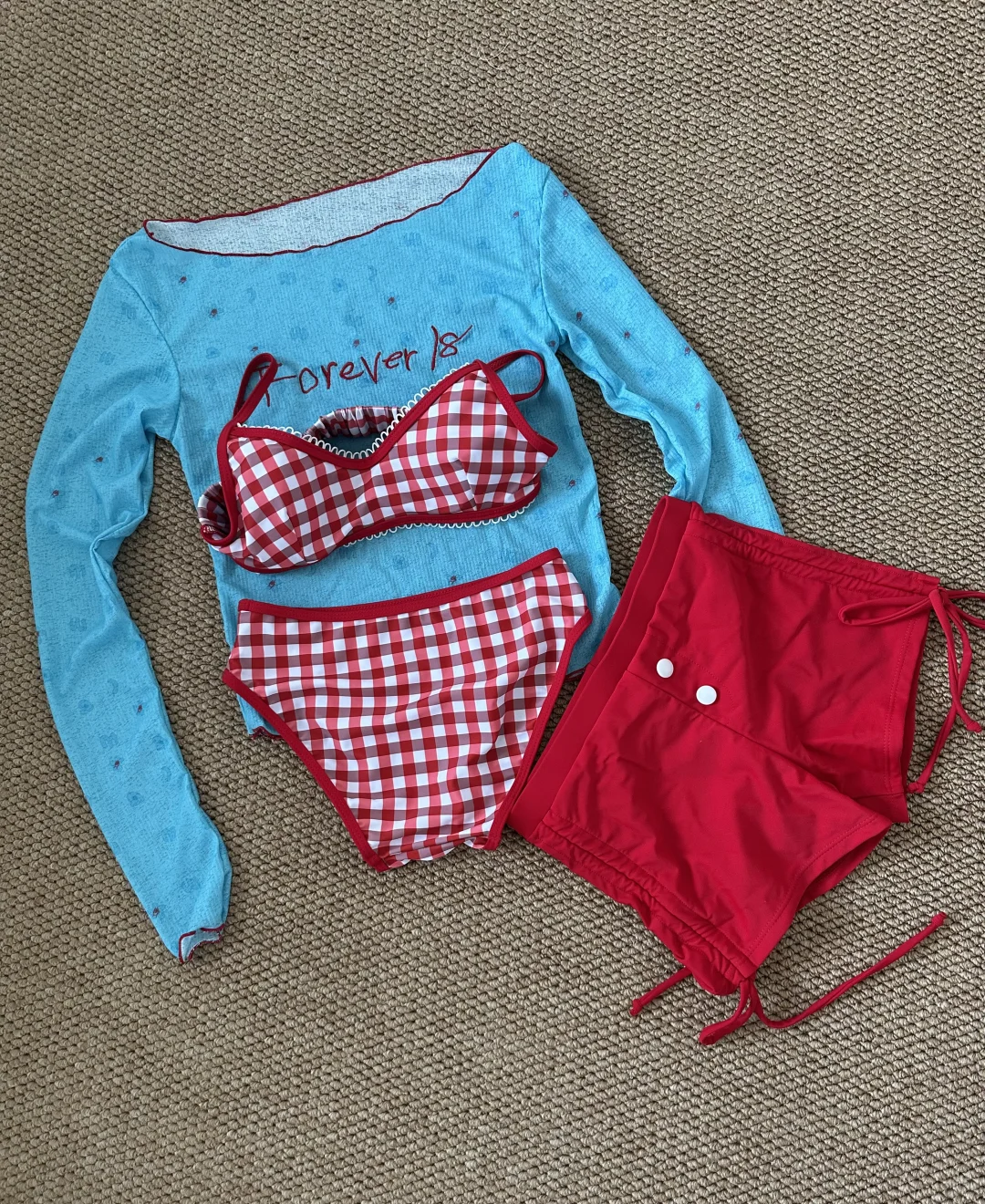 ins风泳衣，真的太好看了吧～