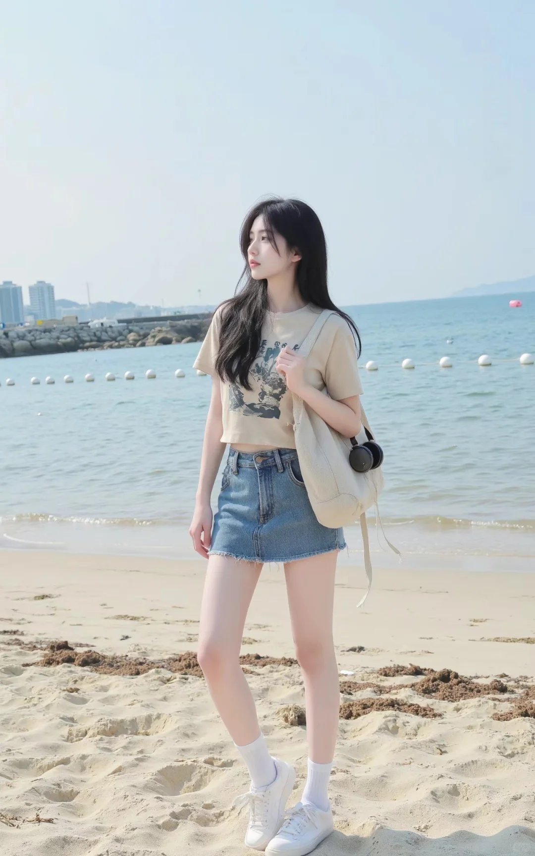 海边穿搭｜夏日清凉感get～