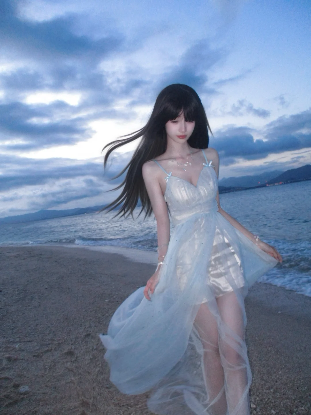 听海浪声和心跳的频率契合°??⋆??