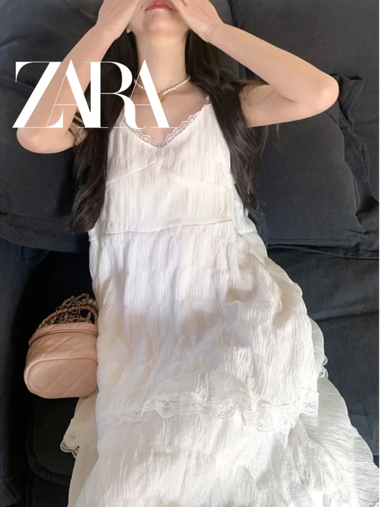 Zara神价55.9元！小白裙百搭显瘦yyds?