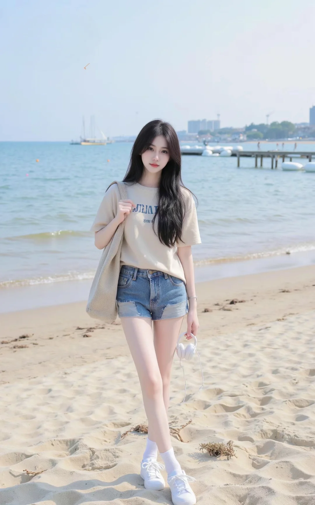 海边穿搭｜夏日清凉感get～