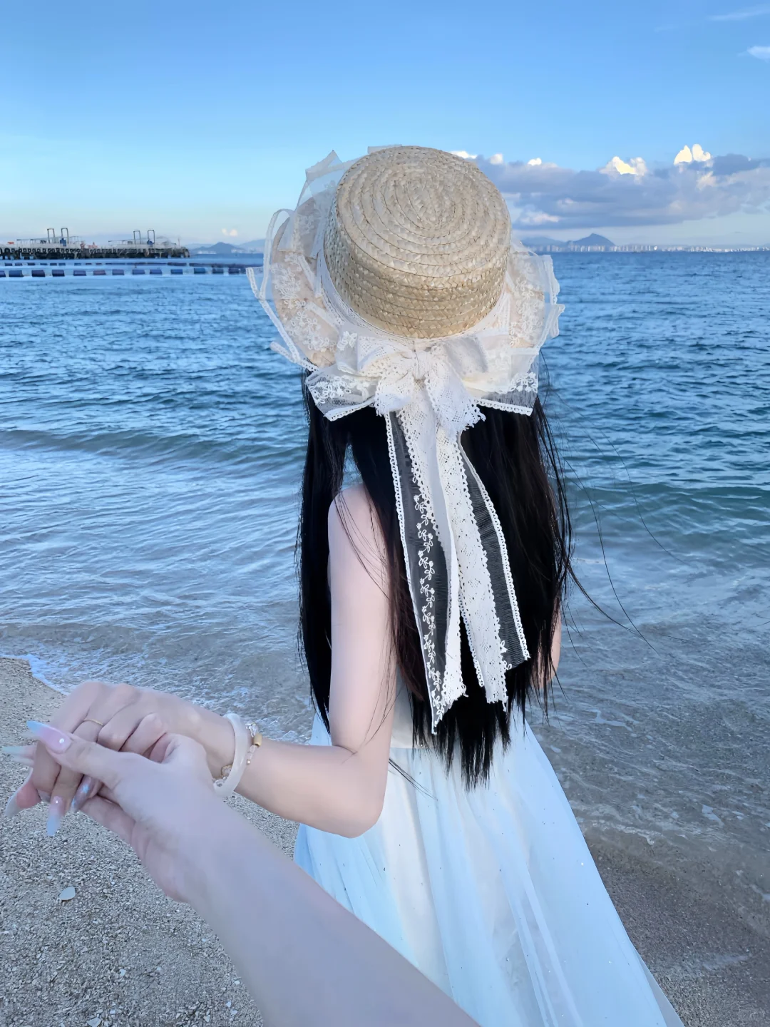 听海浪声和心跳的频率契合°??⋆??