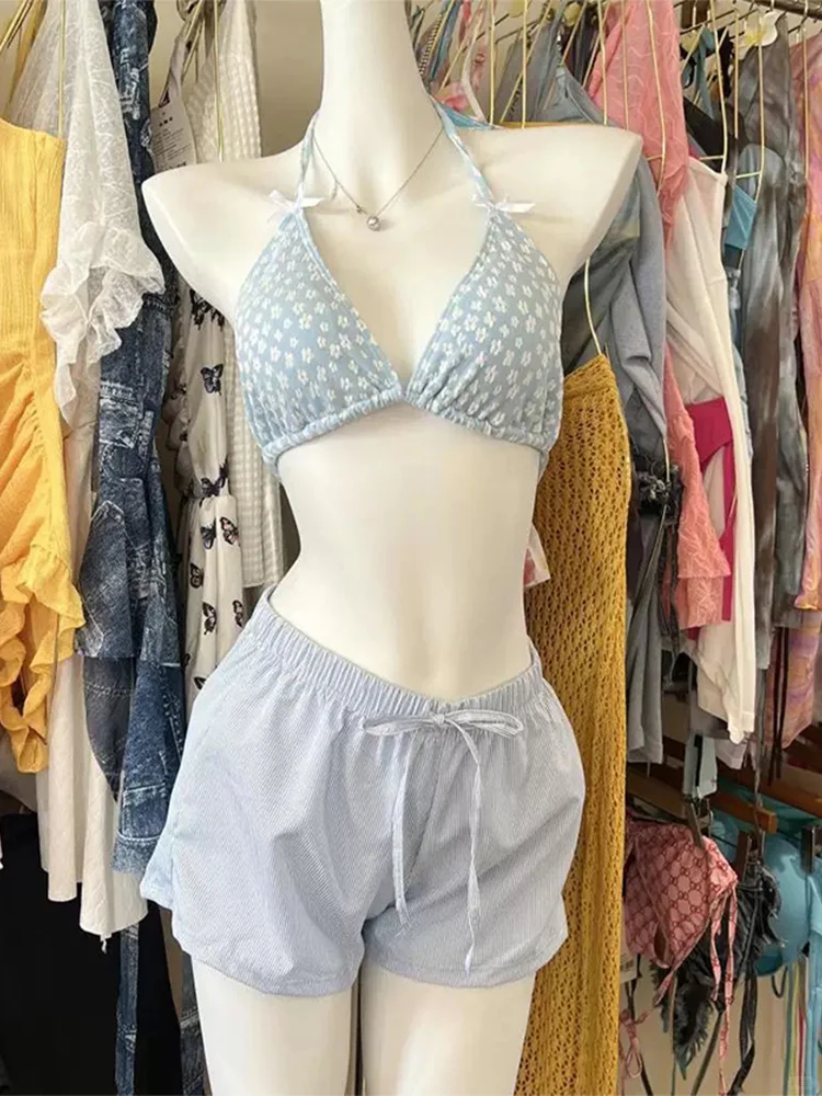 谁能拒绝蝴蝶结少女?比基尼