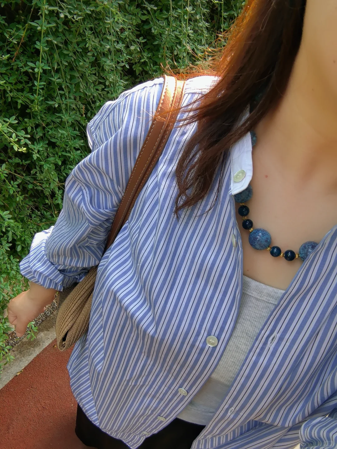 40+姐姐的周四上班路上，自拍是愉悦自己