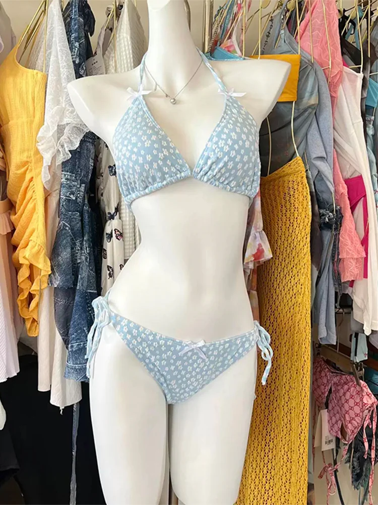 谁能拒绝蝴蝶结少女?比基尼