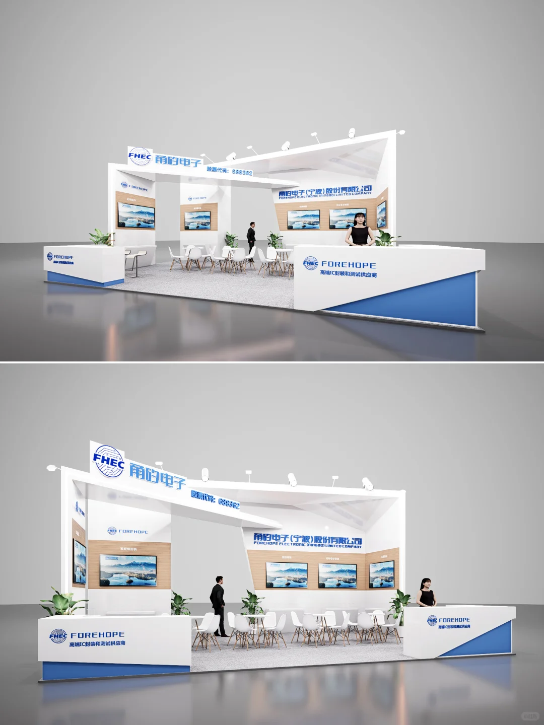 被展会同事追着要设计图的展台！