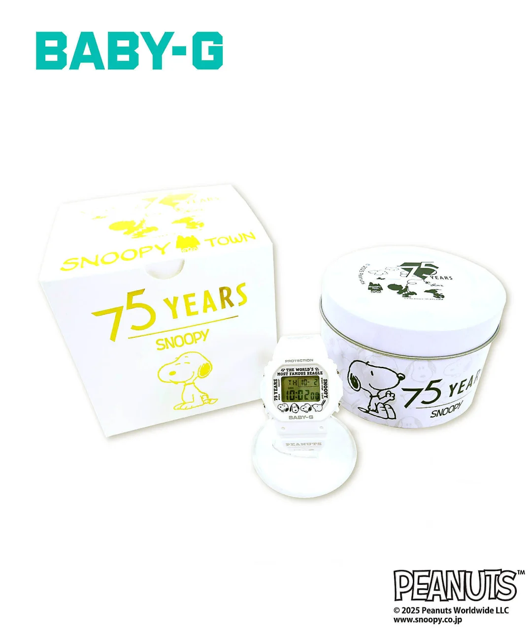 ?史努比✖️卡西欧Baby-G 75周年限定款