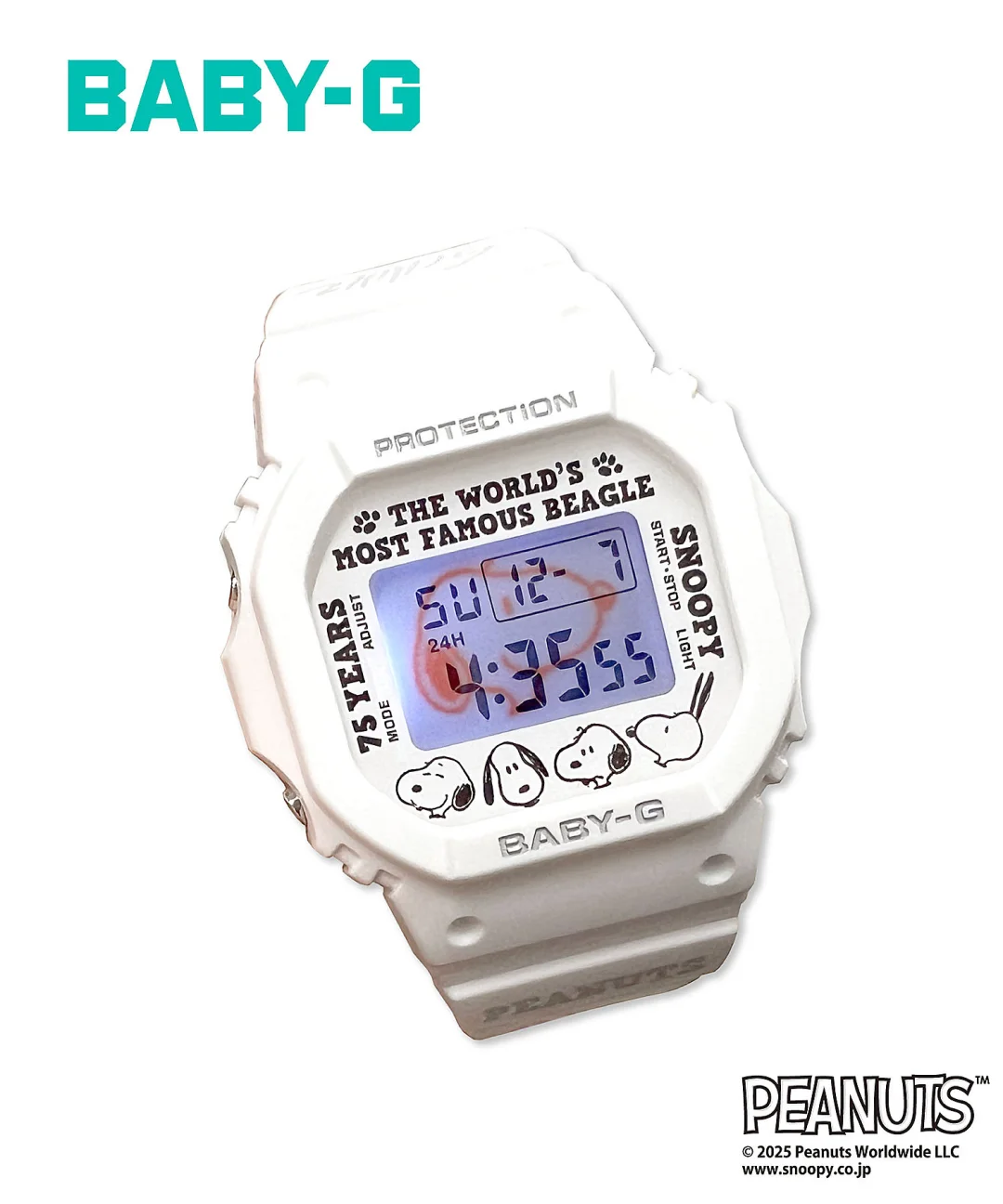 ?史努比✖️卡西欧Baby-G 75周年限定款