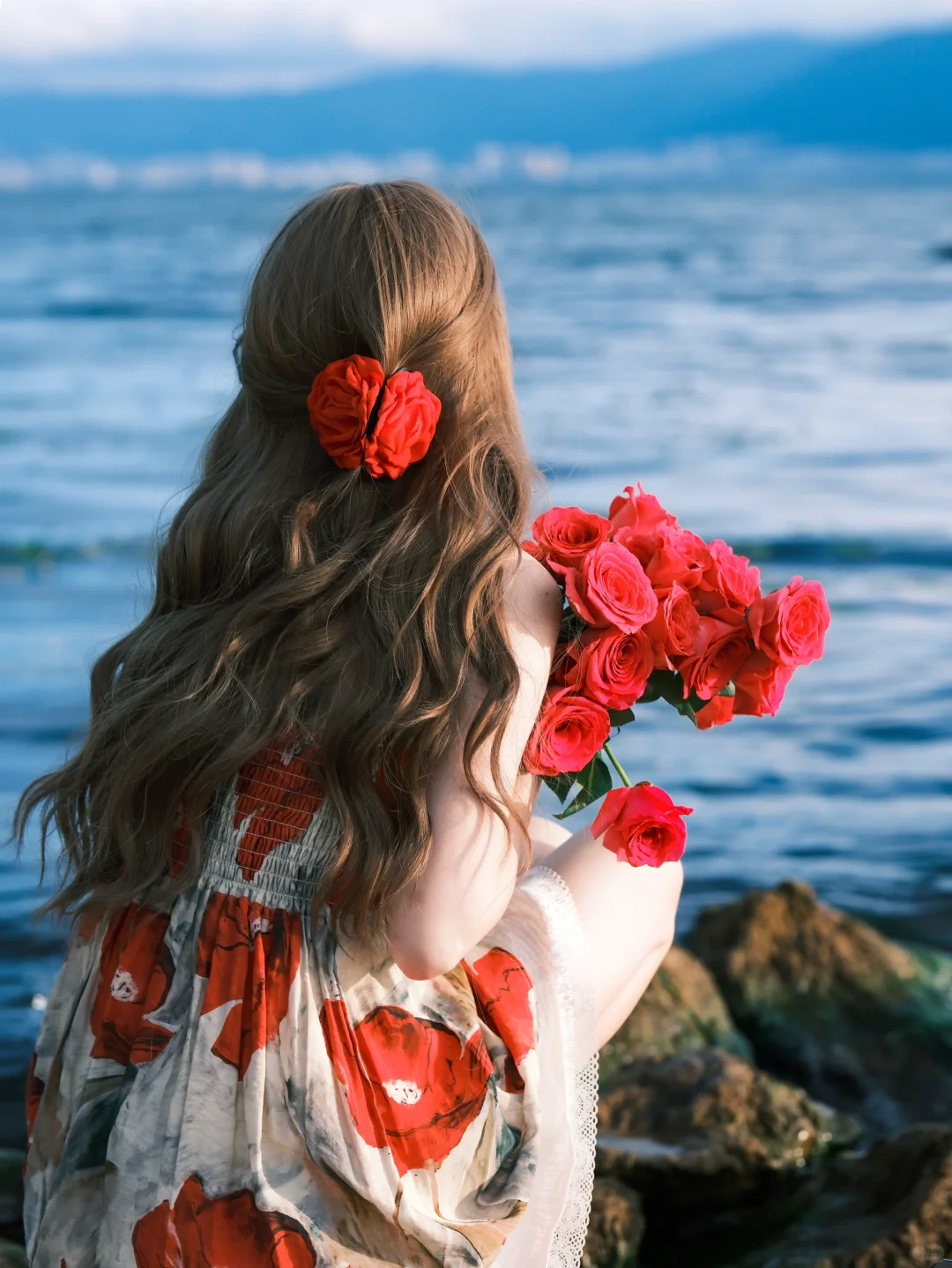 海边拍照 ｜不露脸夏日蓝调氛围感 ｜胶片滤镜