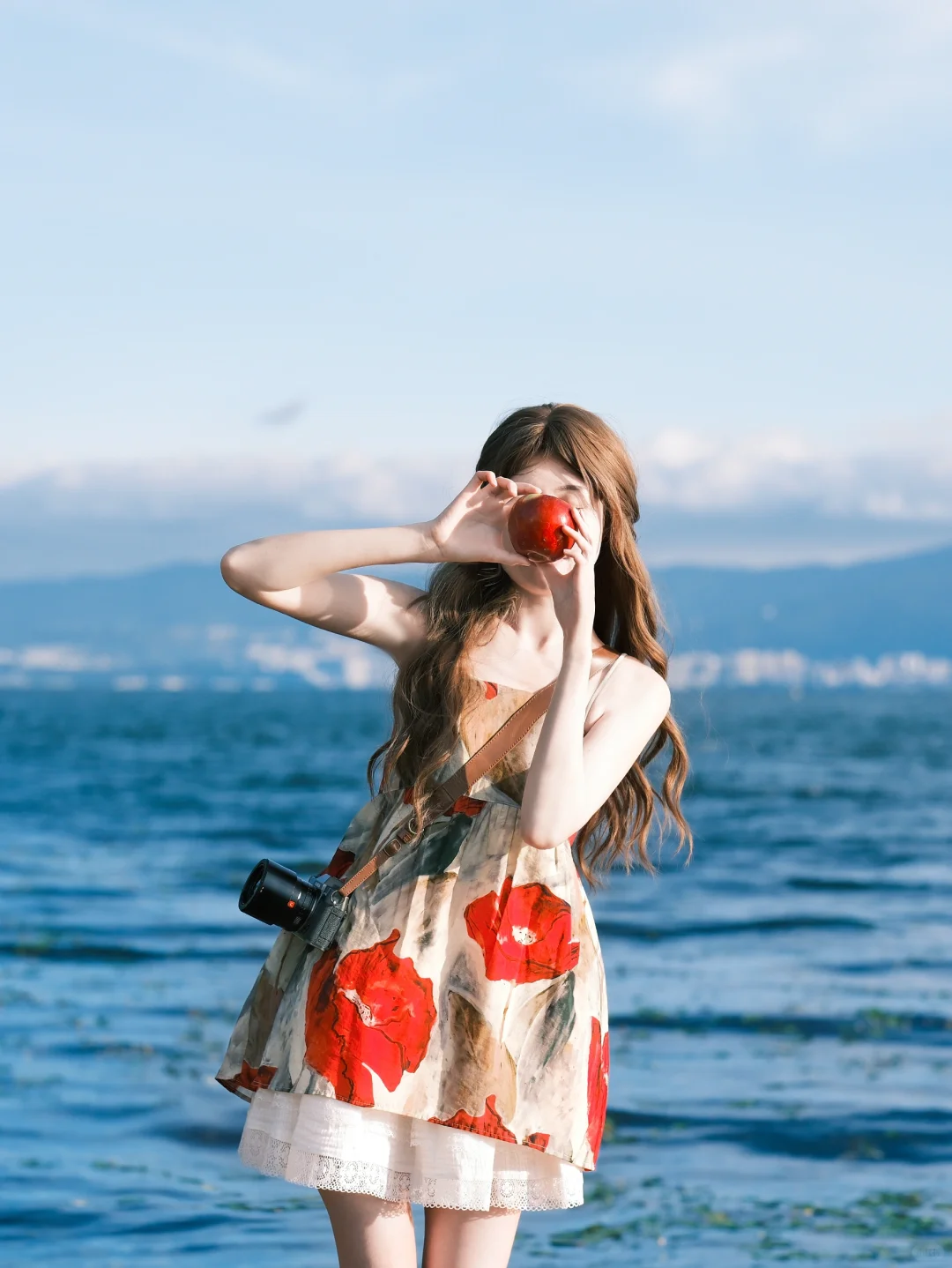 海边拍照 ｜不露脸夏日蓝调氛围感 ｜胶片滤镜