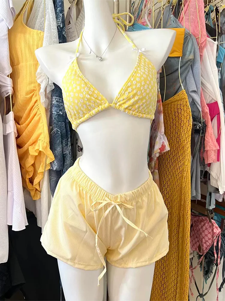 谁能拒绝蝴蝶结少女?比基尼