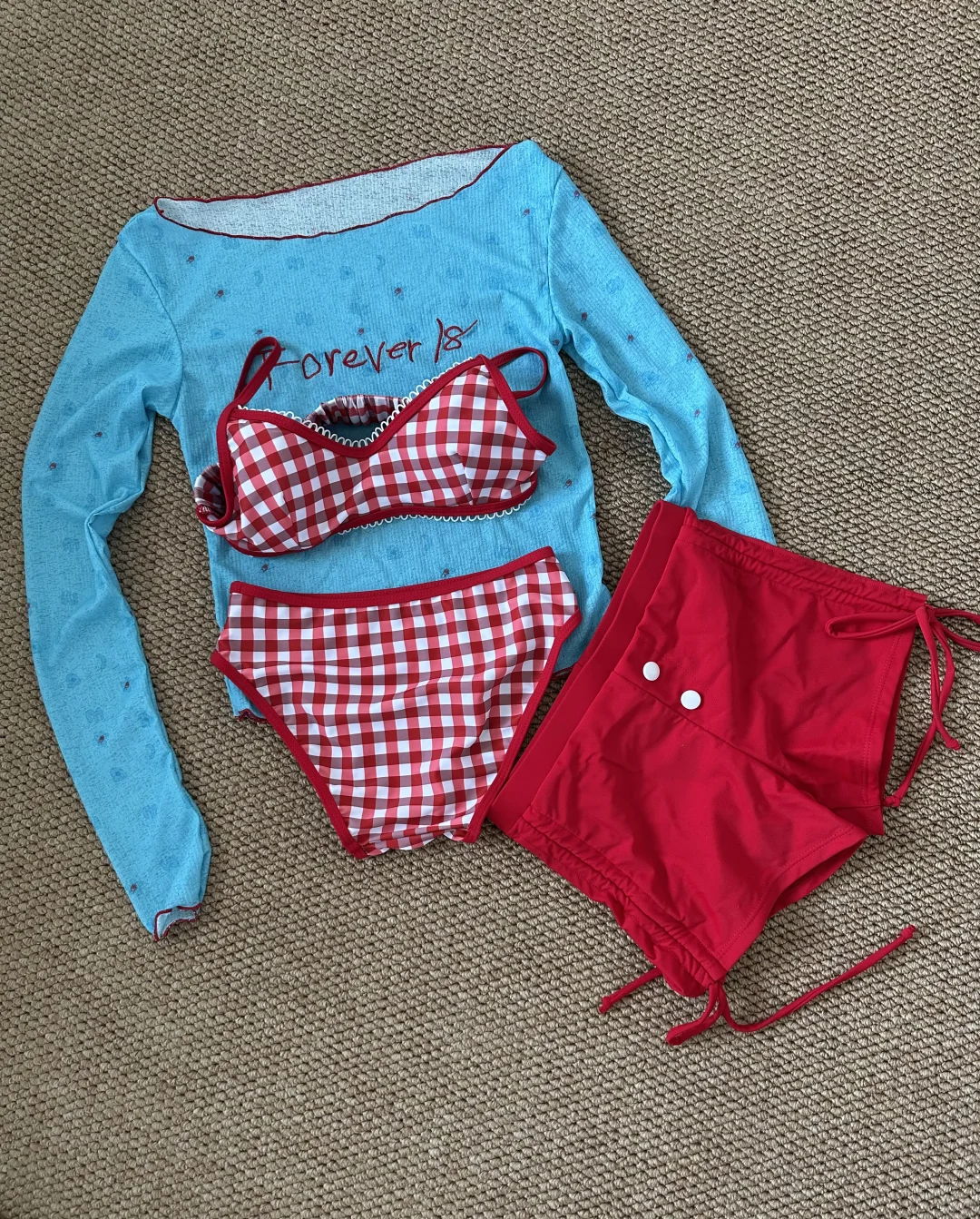 ins风泳衣，真的太好看了吧～