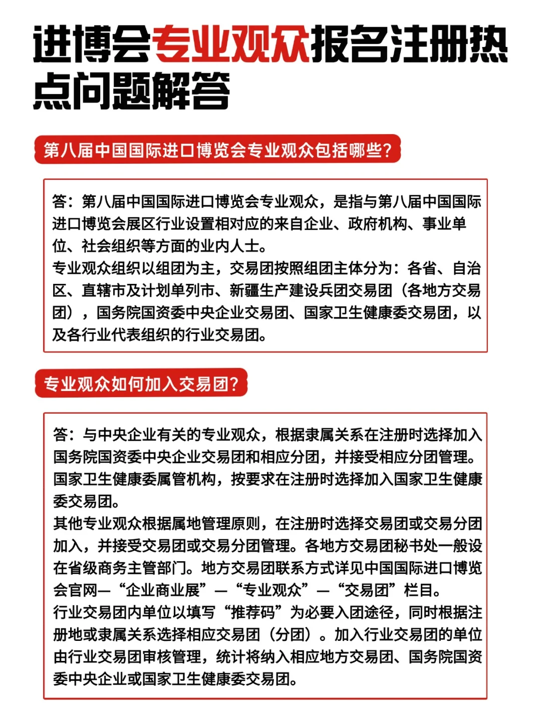?上海进博会专业观众报名最全Q&A！