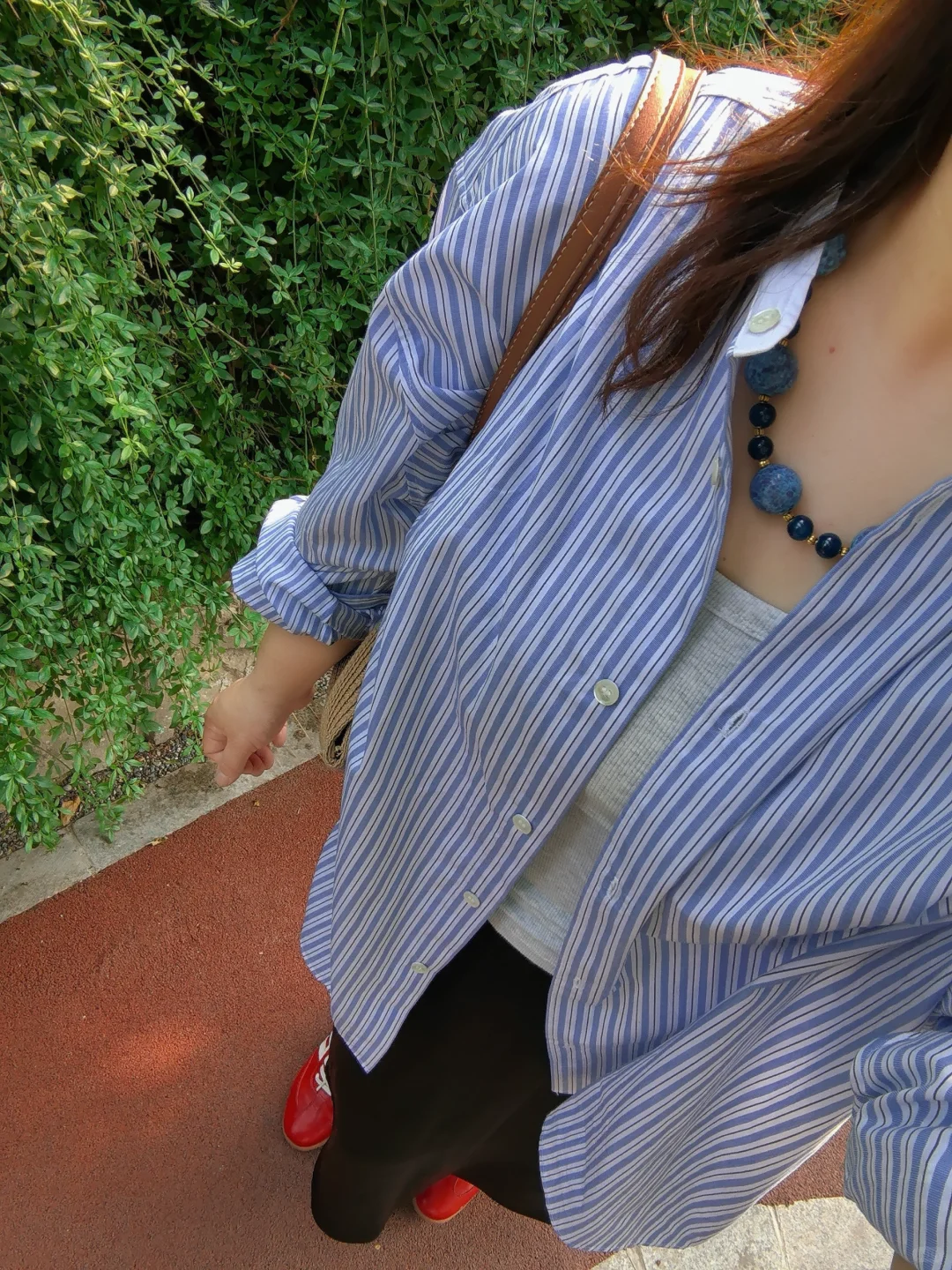 40+姐姐的周四上班路上，自拍是愉悦自己