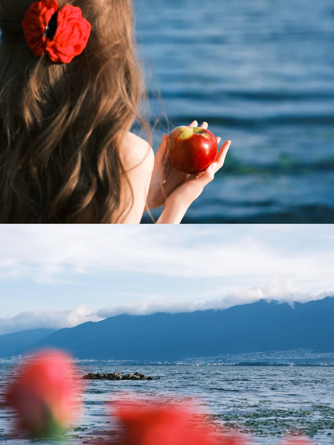 海边拍照 ｜不露脸夏日蓝调氛围感 ｜胶片滤镜