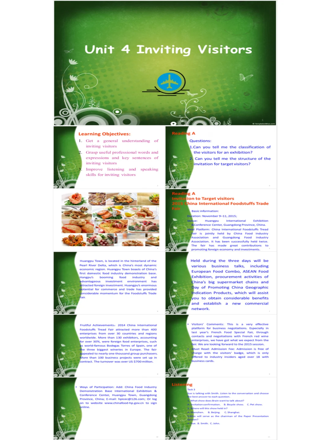 B248新理念职业英语 会展英语教学课件ppt