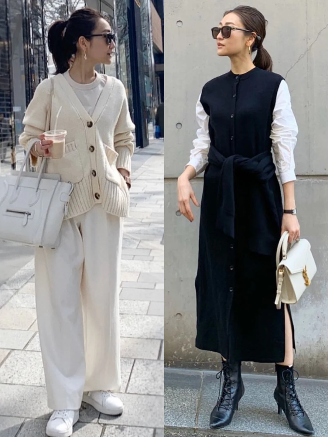 穿搭｜⚜️日本气质博主通勤上班族熟女街拍