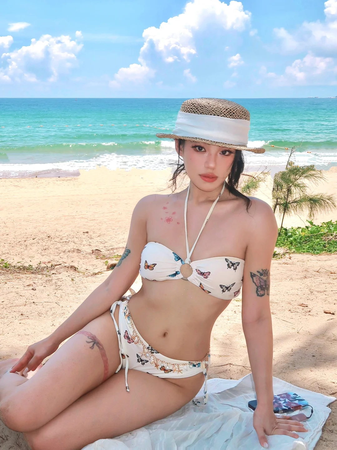 双人辣妹海边拍照灵感♪ ??和姐妹一起美?