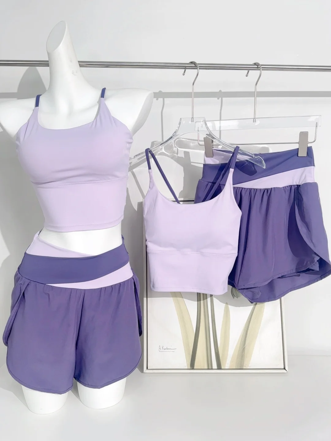 ?紫色瑜伽服的含金量谁懂啊！?23拿下～