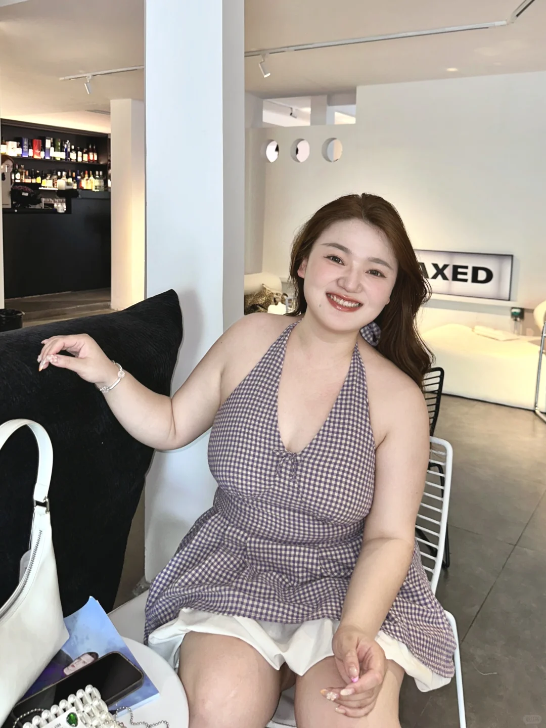 165斤 别让身材限制你的穿衣自由?紫色韵味