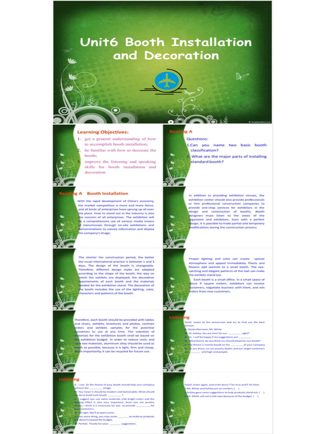 B248新理念职业英语 会展英语教学课件ppt