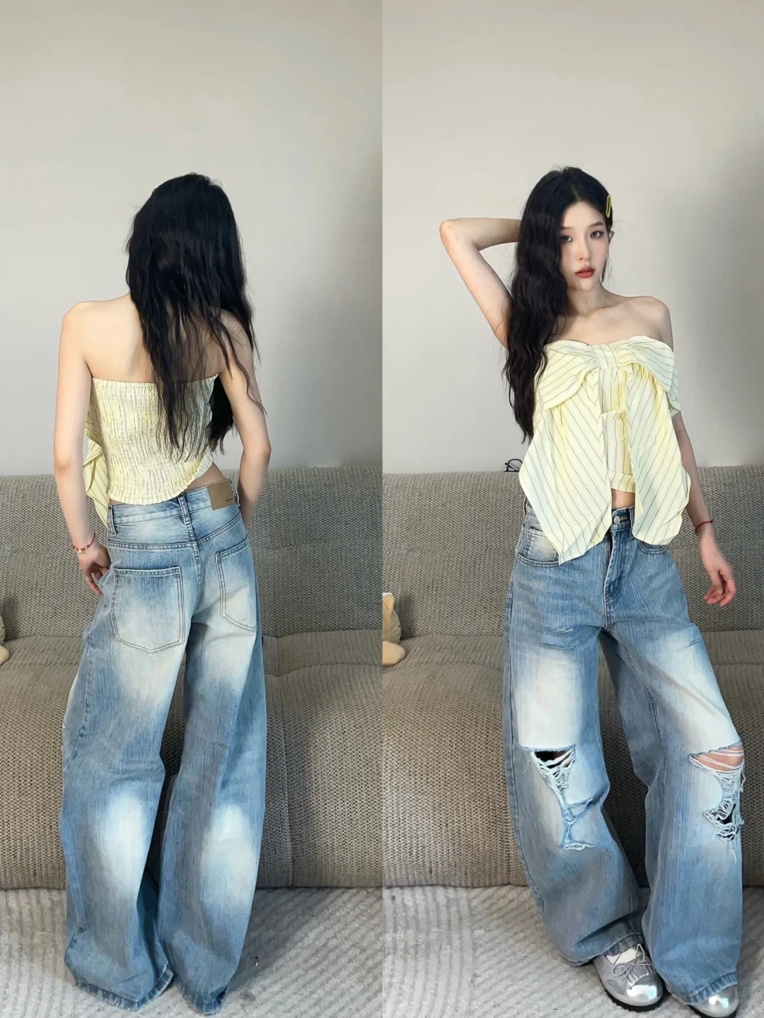 甜酷松弛感*夏天很难不爱滴辣妹子穿搭