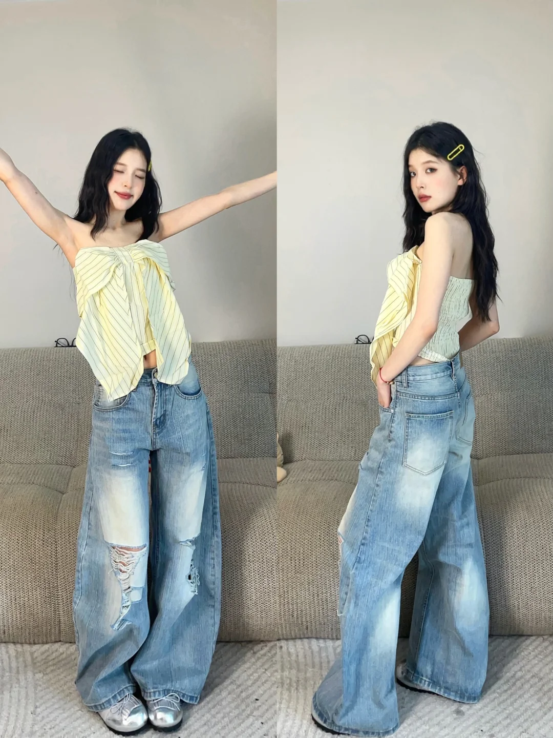 甜酷松弛感*夏天很难不爱滴辣妹子穿搭