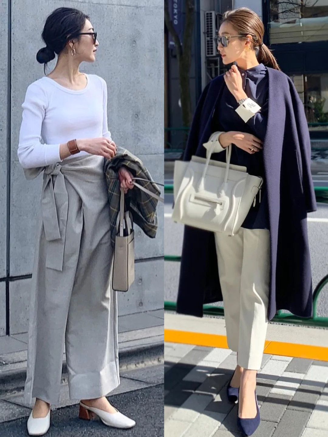 穿搭｜⚜️日本气质博主通勤上班族熟女街拍