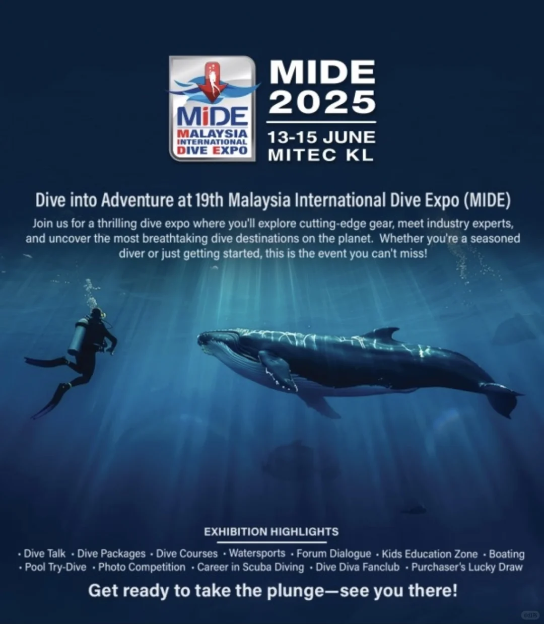 东南亚最强潜水展来了MIDE2025展会全攻略?