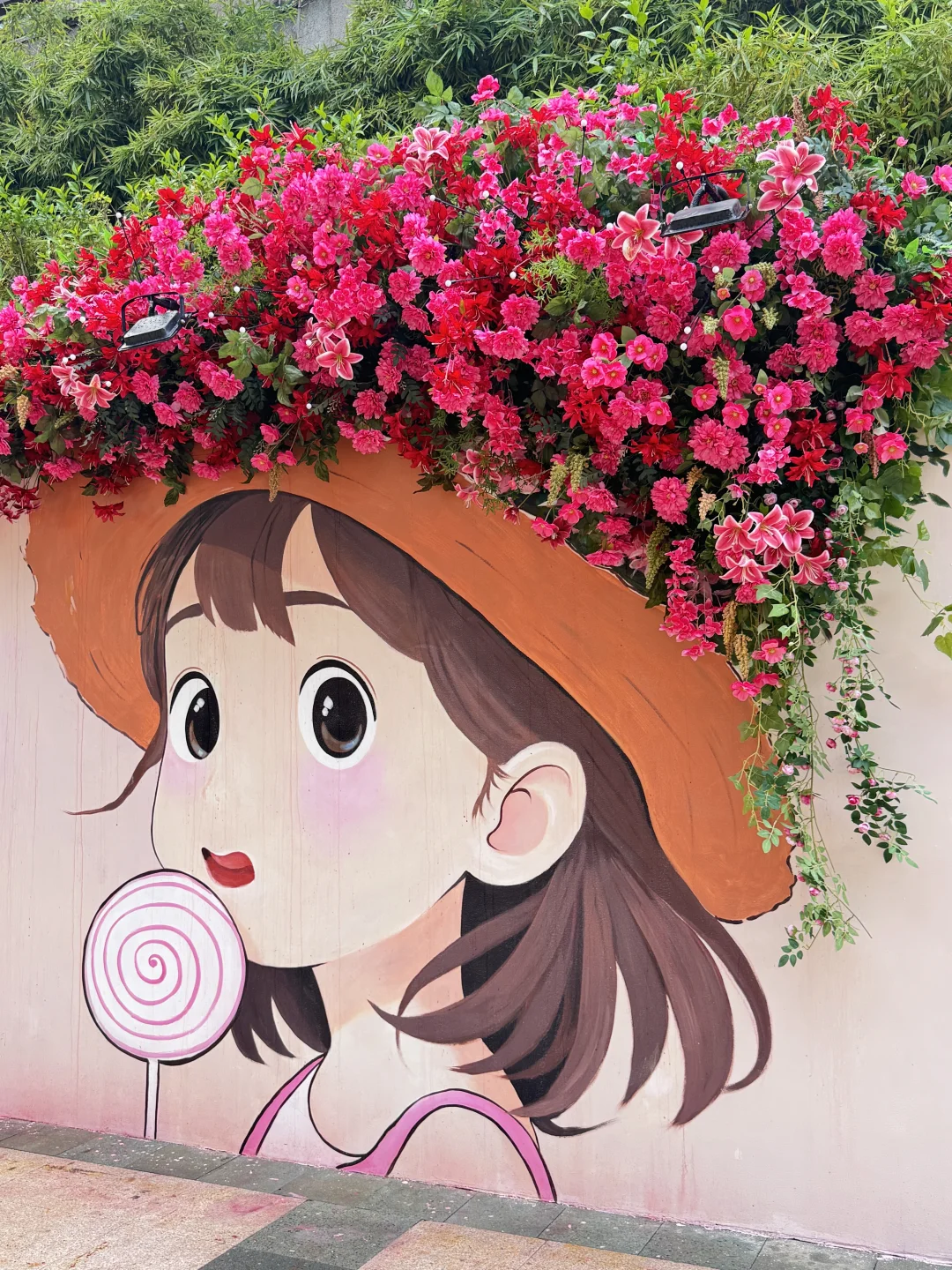 深圳福田也有簪花女孩啦❗️地铁会展中心d口