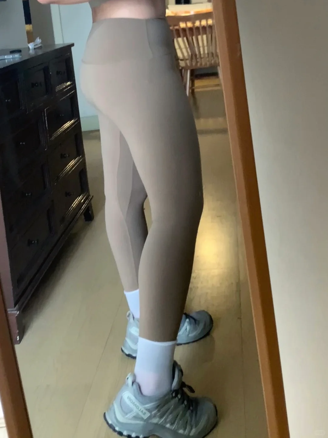 随手买的微胖瑜伽裤没尴尬线～