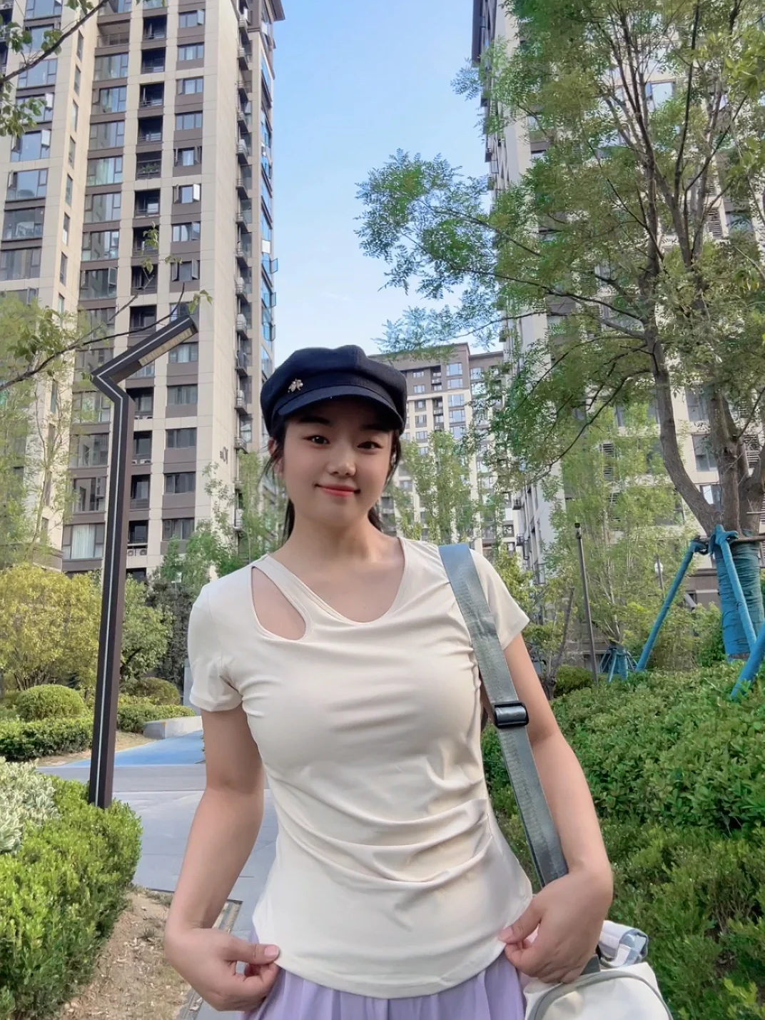 穿着这身去练瑜伽心情都愉悦了国货泰香了