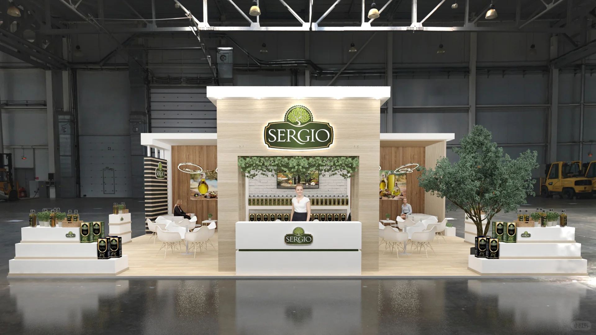 实木风格展会设计，简约高级！