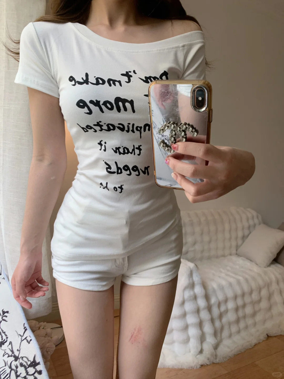 均价20?！Pdd美式辣妹甜酷风斜肩短袖合集！