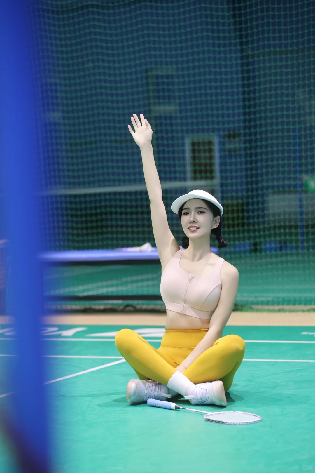 穿瑜伽服?来打球?️啦