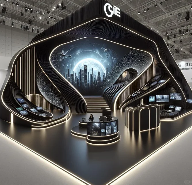 【展台设计搭建】人工智能展台设计分享