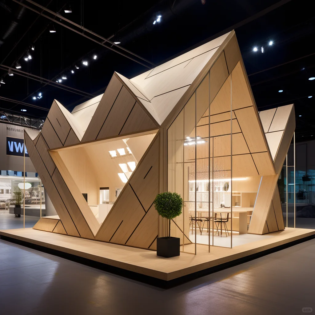 不一样的展台设计结构