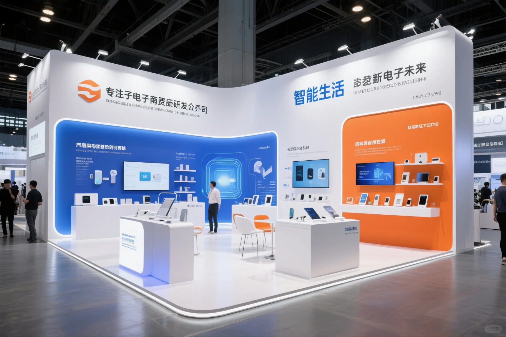067｜AI-100套展台案例｜电子消费品行业