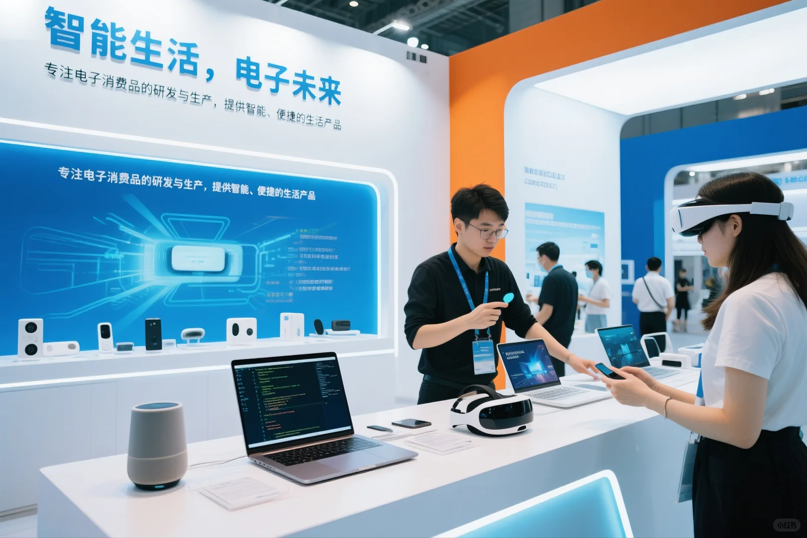 067｜AI-100套展台案例｜电子消费品行业