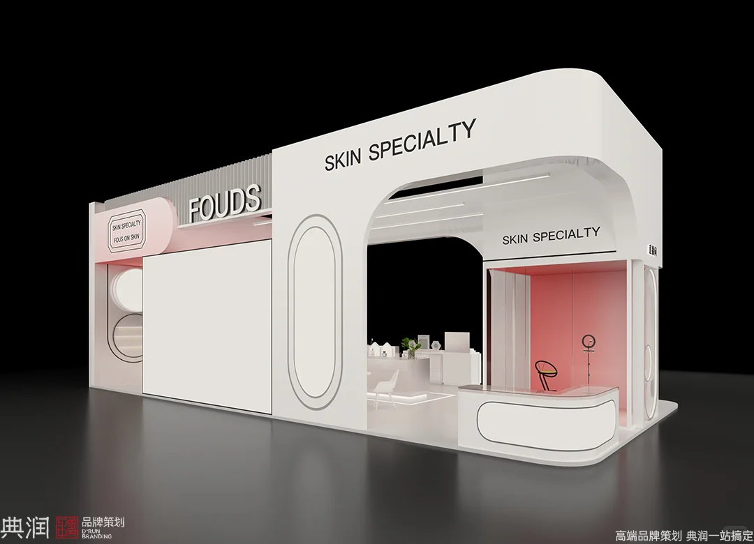 几何元素玩得好,美妆展也能变艺术展!